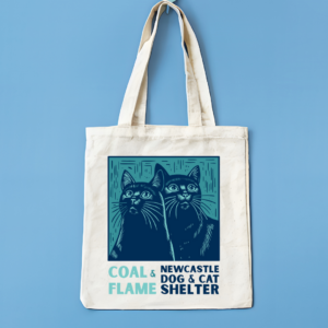 Coal & Flame Longhandle Tote Bag | 12 Strays of Christmas Merchandise